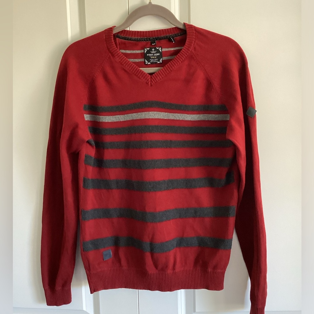 Mens Point Zero V-Neck Sweater
